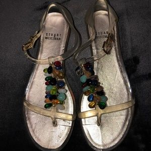 Stuart Weitzman jelly sandals